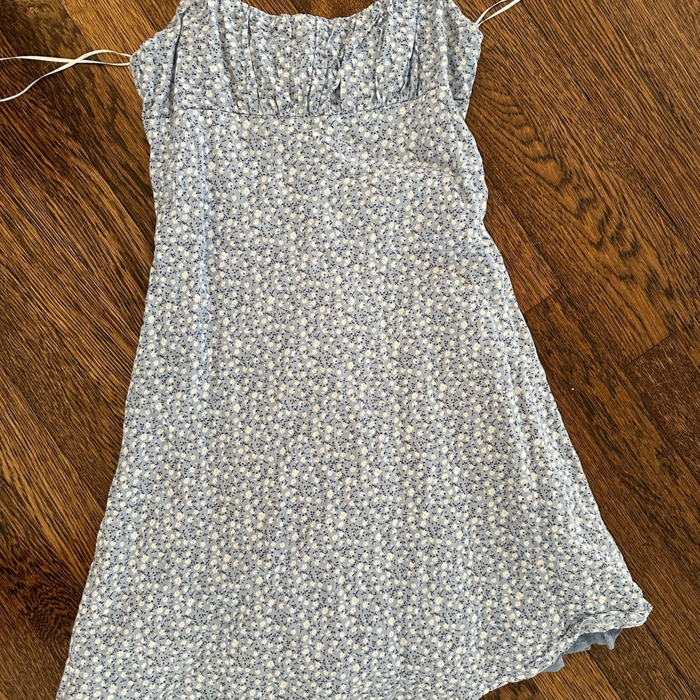 Floral Blue Dress